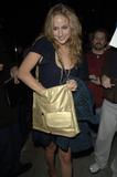 Leelee Sobieski - Getting Out of Car Pink Panties Upskirt
